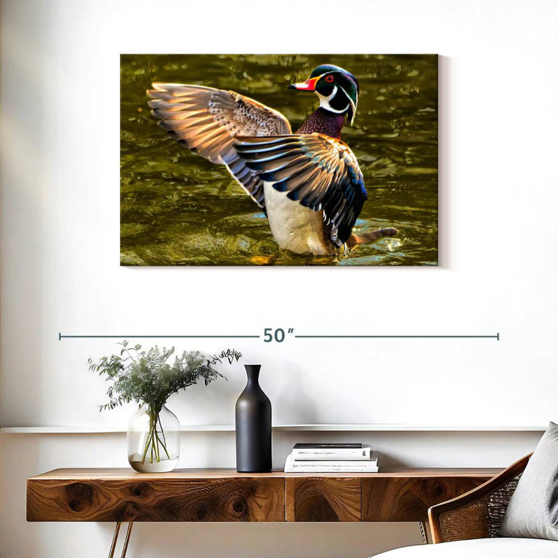 Brampt Duck Flapping Wings, 24" H x 36" W