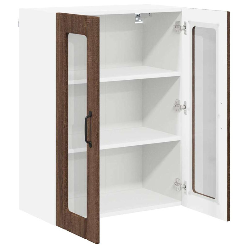 Vidaxl Kitchen Cabinet Artisan Oak 60 X 31 X 80 Cm Engineered Wood, Brown Oak, 80cm H x 60cm W x 31cm D