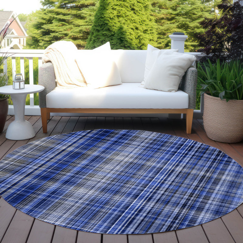Tapis intérieur / extérieur Kinslee, Rond 8 pi
