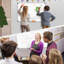Tableau blanc magnétique mural pour tableau blanc effaçable pour bureau à domicile