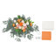Fleur artificielle avec nappe et chemin de table-2137803151
