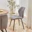 Miko 50cm H Velvet Upholstered Metal Side Chair-254413085