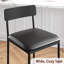 Bar Stools Set of 2, Counter Height, Swivel, Upholstered Seat for Kitchen