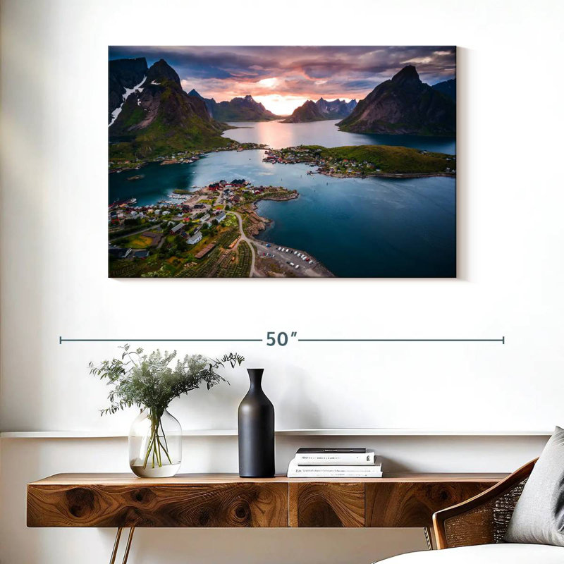 Ravi, îles Lofoten, archipel, H 26 po x l 39 po