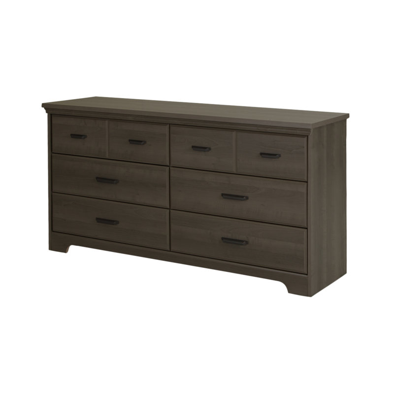 Versa 6-Drawer Dresser, Gray Maple