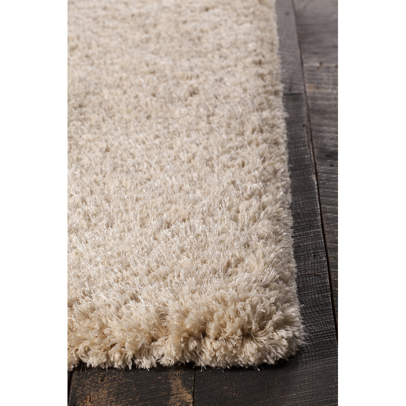 Tapis de surface beige tissé à la main Garretson, 7 pi 9 po X 10 pi 6 po