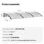 VEVOR 96.3cm D Retractable Door / Window Awning-781535313-781535314