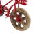 Gustav Metal Bike Multi Colored Decorative Sculpture with Wood Wheels Set