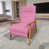 Blush Dusty Bubblegum Pink Cotton Blend est en rupture de stock