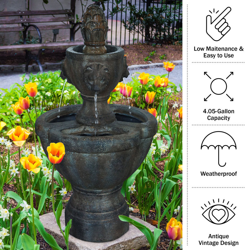 Outdoor Weather Resistant Floor Fountain