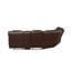 Canapé modulaire inclinable en cuir véritable 107 po Gredmarie-1427264598