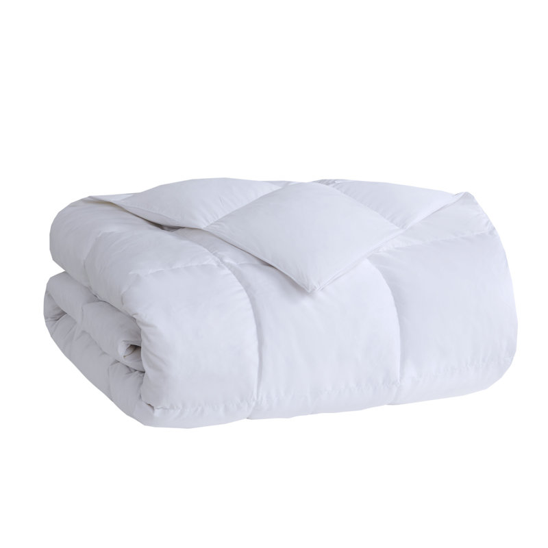 King White Down Microfiber Oversized Comforter