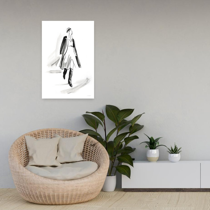 Overcoat Abstract Art contemporain, H 24 po x l 16 po