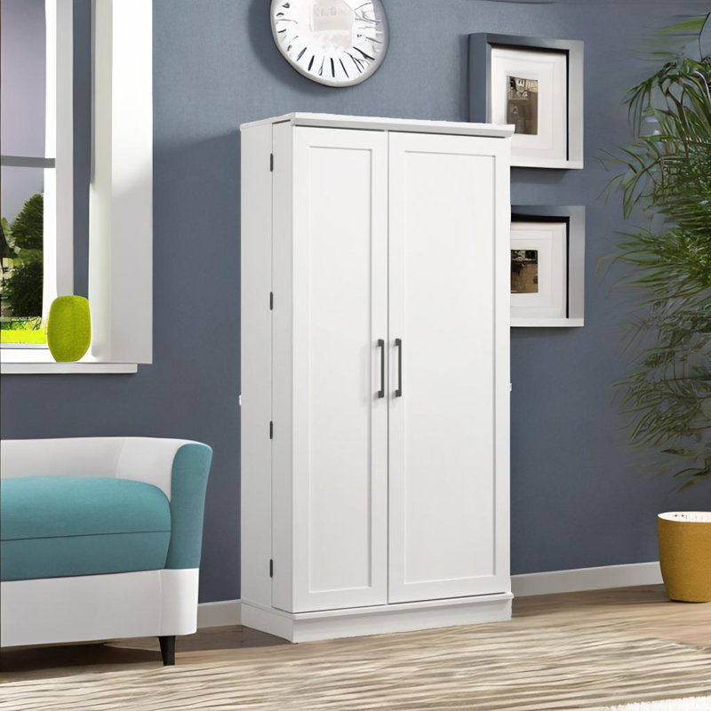Armoire de rangement blanche