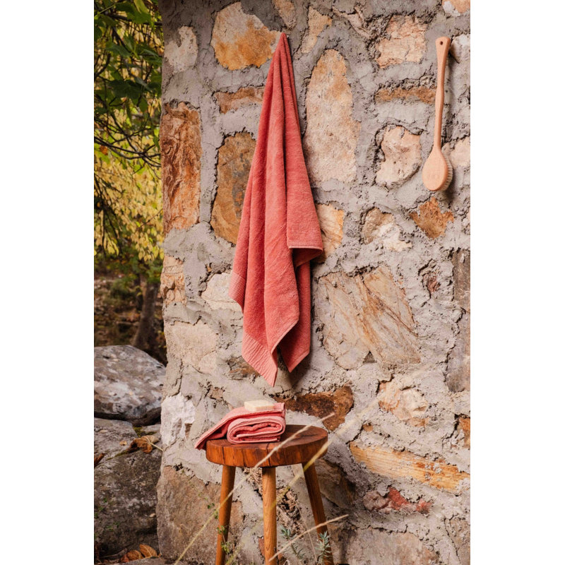 Serviette à mains, Saumon
