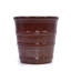 3 pots de fleurs en céramique avec une finition rouge en pâte de haricot, performance toutes saisons, drainage pour plantes, pots de fleurs 3 pièces, gel et chaleur, rebord de fenêtre idéal-849017905