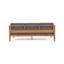 Canapé d'extérieur, design moderne Mid-Century 3 places