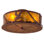 Rustic Lodge 3 - Light Semi Flush Mount