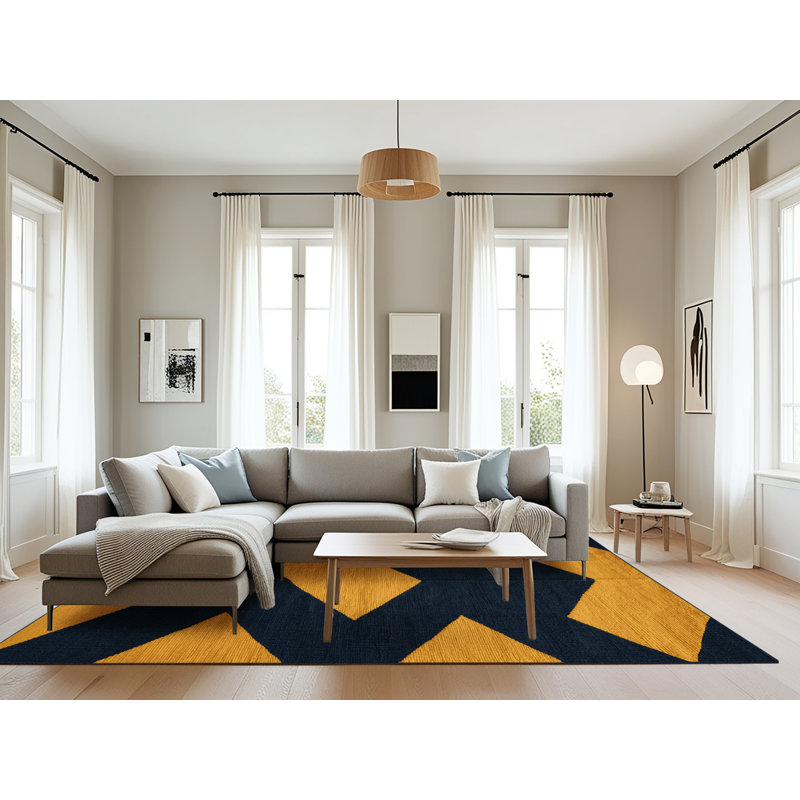 Machine Washable Checkered Gray Area Rug, Rectangle 8' x 10'