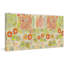 Reproduction d’art sur toile tendue "orange et vert floral" par maria pezzano-15835489