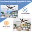 Ventilateur de plafond 5 pales Modern-249077300-249077303-249330914