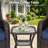 Adcox 2-Person Outdoor Rattan Patio Furniture Set with Swivel Chairs,Headrest Pillows,Ottomans,Tables & Blue Cushions-1314699901