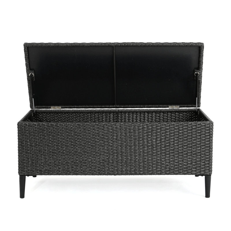 Banc de rangement Jeanbart, Gris