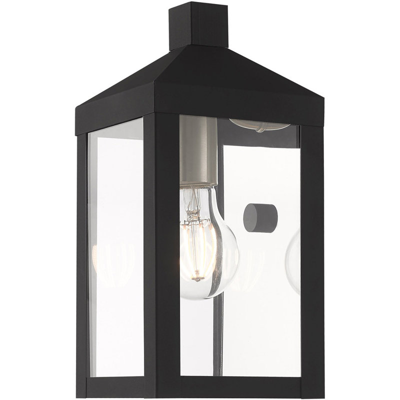 Tête de lanterne Dilaver, H 10,5 po x l 5 po x P 5 po, Noir