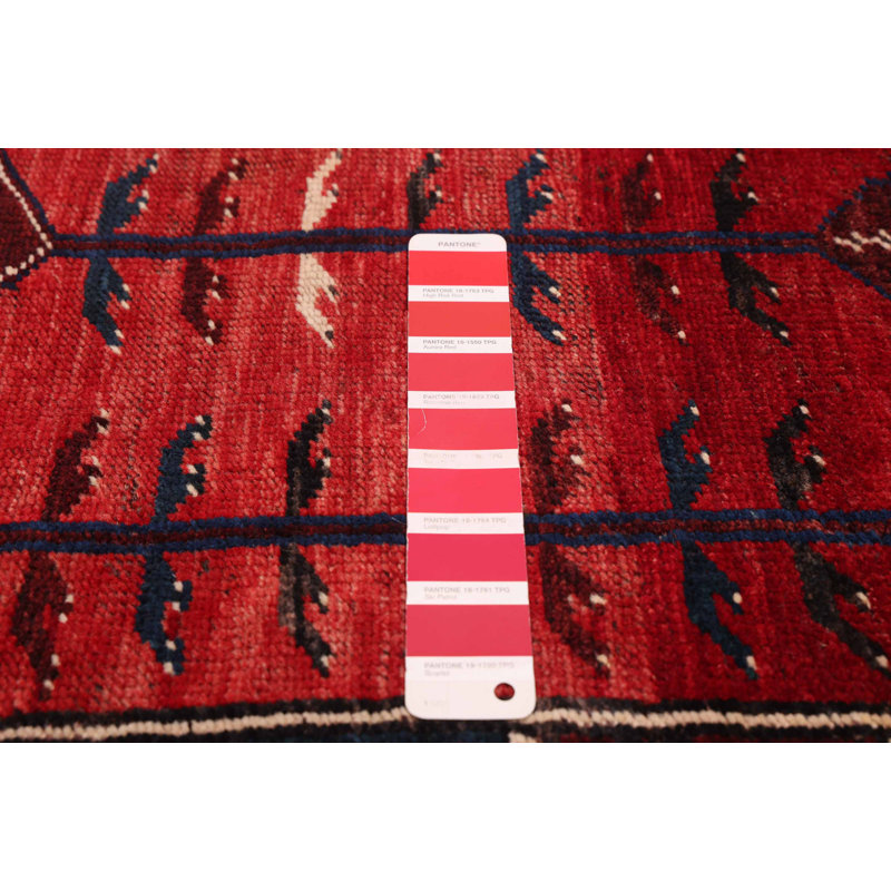 Oushak Red Rug 4'0" x 5'8"