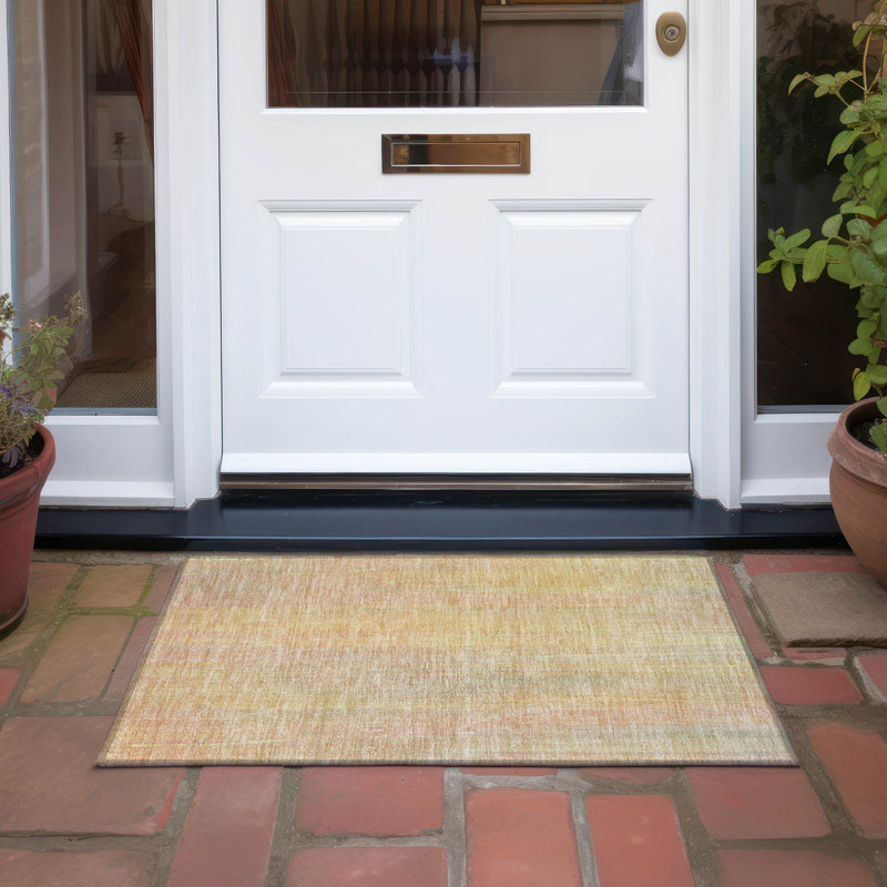 Tapis intérieur / extérieur Kinslee, Rectangle 1 pi 8 po x 2 pi 6 po