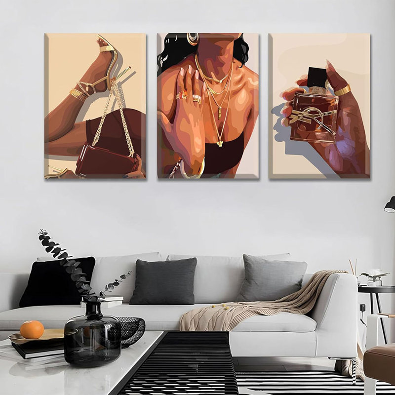 3 Piece Wrapped Canvas Print