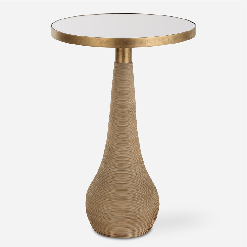 Table d'appoint en laiton Nykiah
