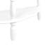 Console en forme de demi-lune de 42 po avec plateau et pieds ouverts-366732925