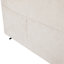 Canapé-lit modulaire 111,8 po avec canapé-lit polyvalent avec grand espace de rangement, deux ports USB et deux porte-gobelets pour le salon, beige