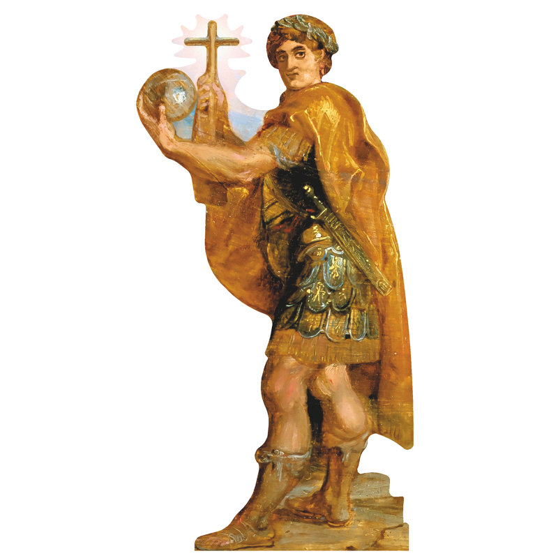 Constantine 1 le grand carton debout