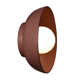 Rana Single Light Ceramic Dimmable Flush Mounted Sconce