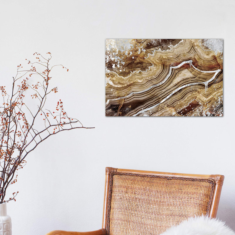 Canary Silver - Wrapped Canvas Print, 30.48cm H x 45.72cm W x 1.91cm D