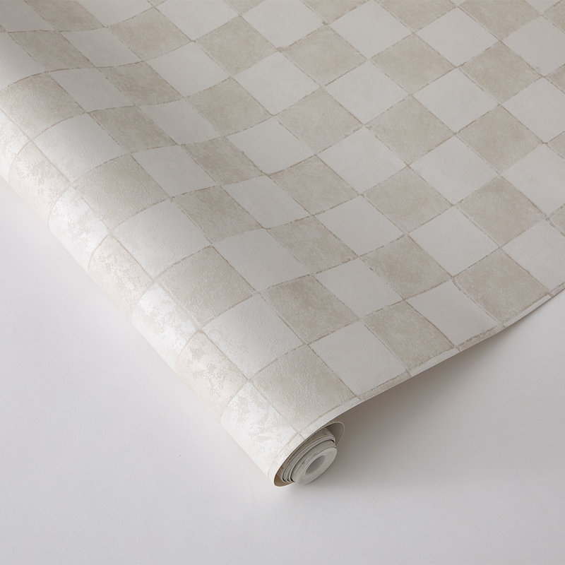 Classic Check Textured Peel and Stick Wallpaper by Jeremiah Brent, 33" L X 20.5'' W
