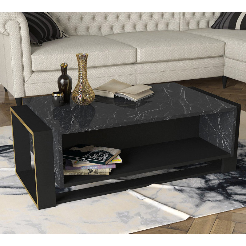Alessia Frame Coffee Table with Storage