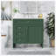 Meuble-lavabo moderne 36 po avec lavabo supérieur