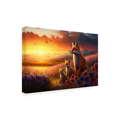 Animals Woodland Animals 5 On Canvas Graphic Art