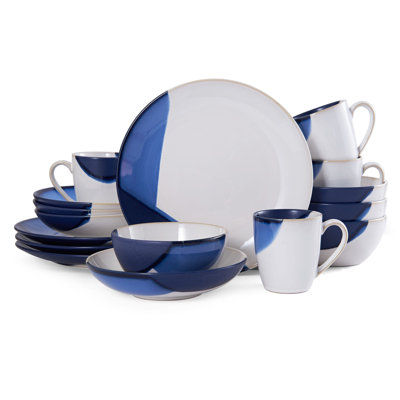 Gourmet Basics by Mikasa Caden 16 Piece Dinnerware Set, Service for 4