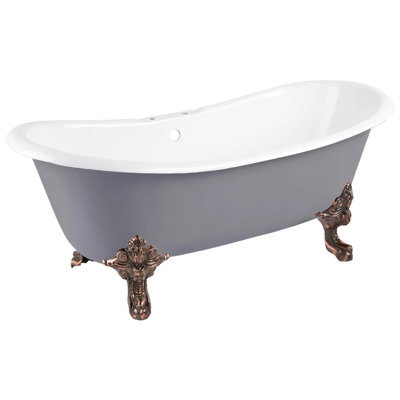 Baignoire de trempage sur pattes 72 po Lena