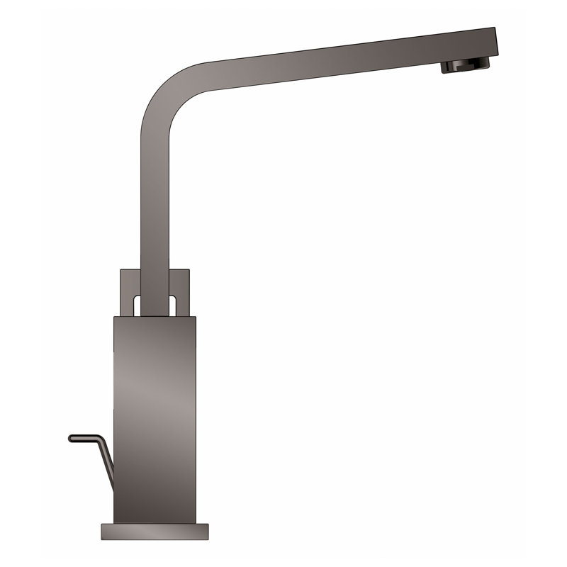 Eurocube® Centerset Bathroom Faucet, Hard Graphite