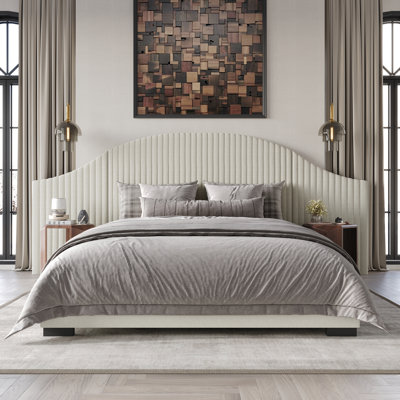 Adalize Upholstered Unfinished Platform Bed