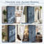 Armoire de cuisine de 183 cm (72 po) avec double porte de grange, rangement de cuisine de style campagnard avec étagères et tiroir réglables-851115301