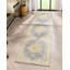 Tapis jaune à médaillon Eusebio Prixa-49392000