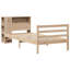 Bookcase Bed Without Mattress Solid Wood Pine-1976321158-1976321157
