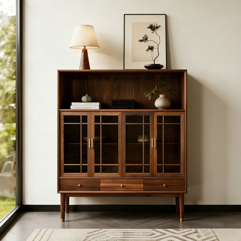 Buffet haut de gamme avec porte en verre