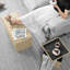 Banc de rangement rembourré à couvercle rabattable-415682546